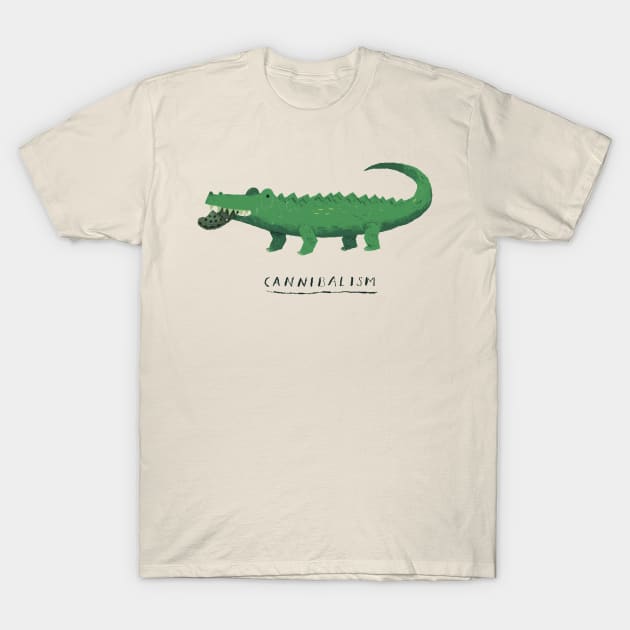 croc cannibalism T-Shirt by Louisros